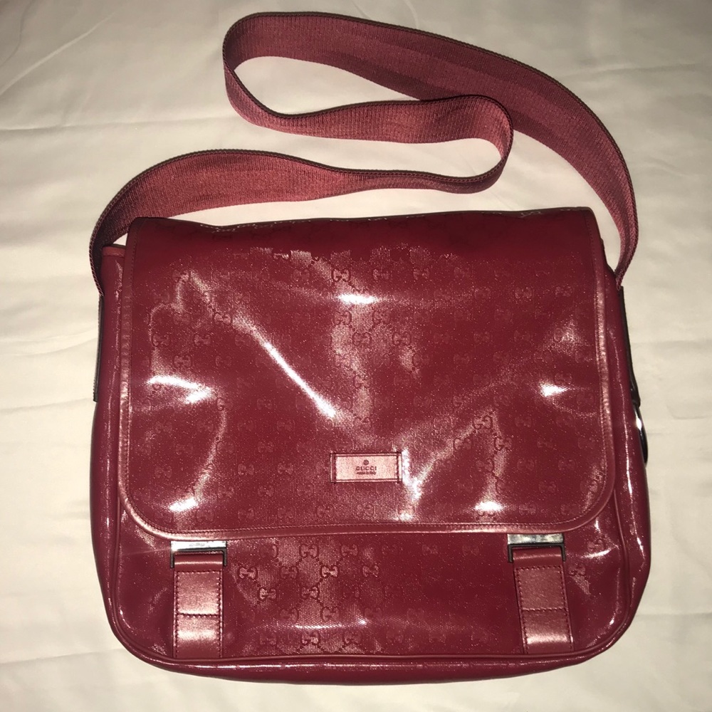 Limited Gucci Leather Diaper Bag